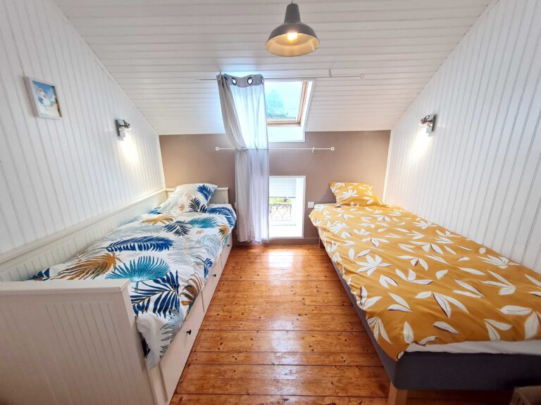 chambre des jeunes du gîte 6 personnes pour des vacances réussies