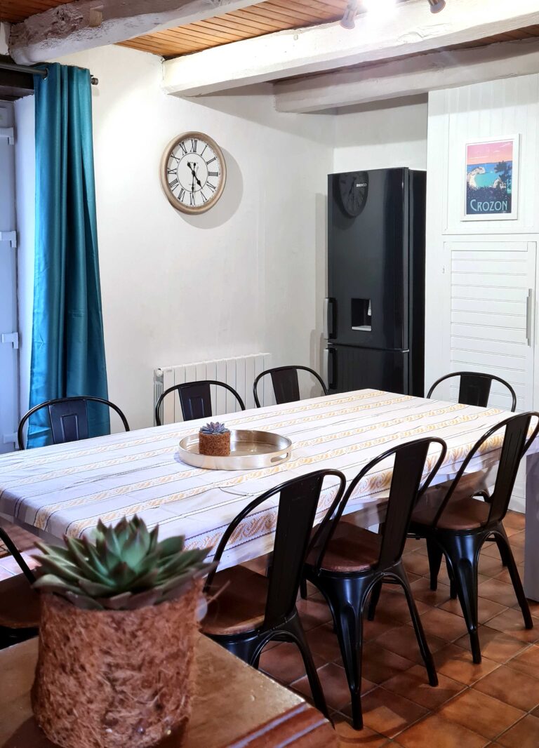 séjour cuisine gîte 6 personnes